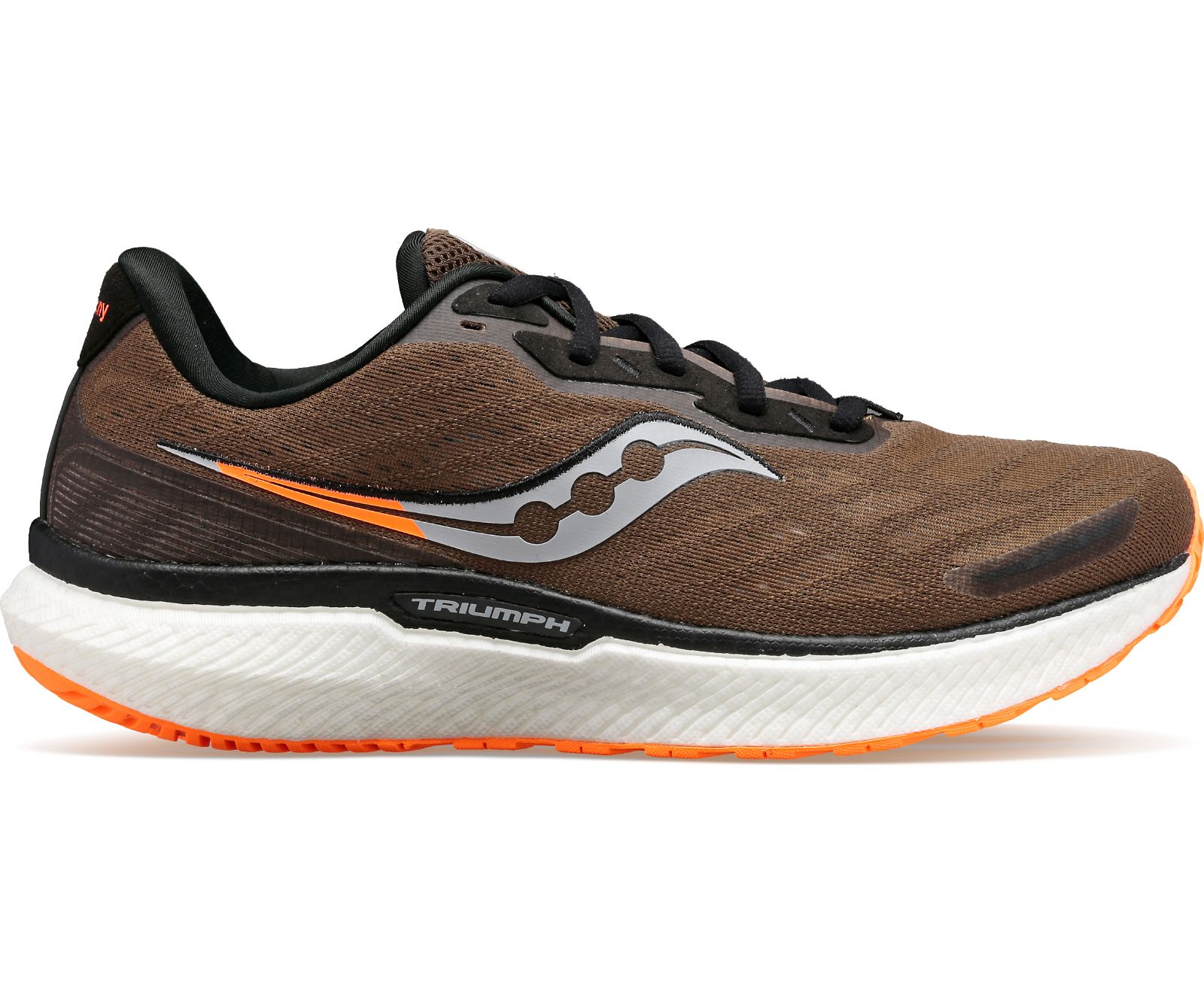 Tenis Para Correr Saucony Triumph 19 Hombre Verde Oliva Naranjas | México 567XYUF